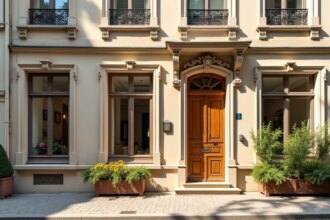 Rénovation moderne d'une maison à Amiens avec éléments architecturaux uniques