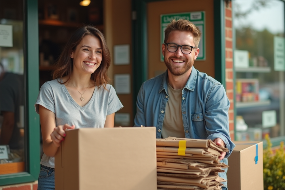 déménagement cartons